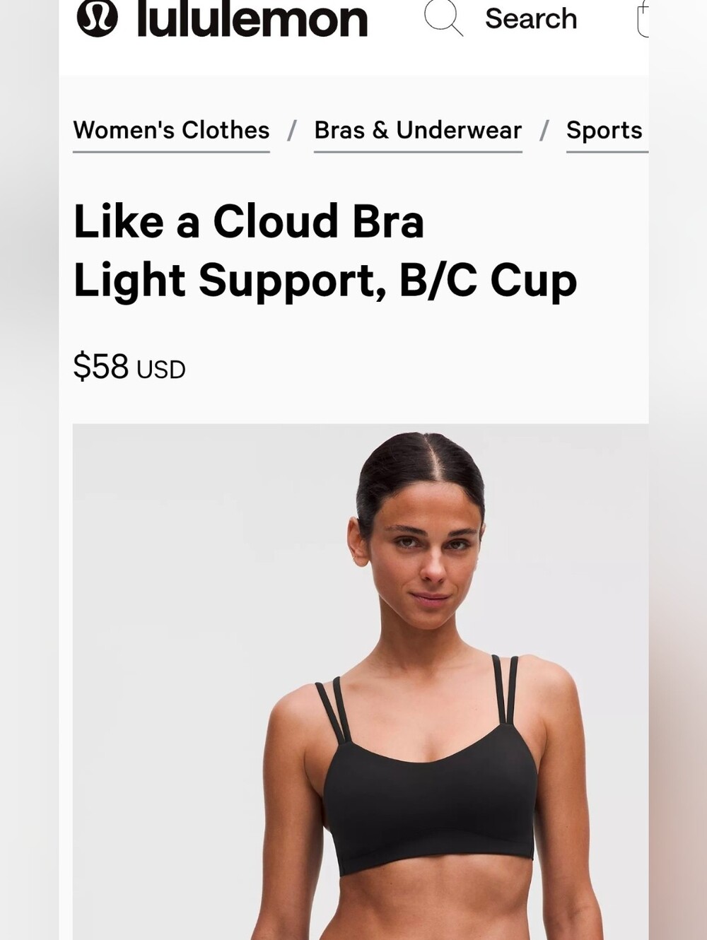 Lululemon Like a Cloud Bra View 4
